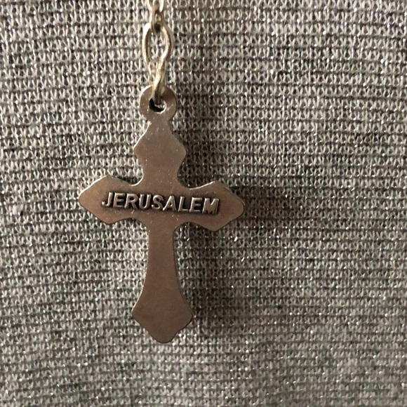 Sterling Silver Rosary from Jerusalem with Christ Jesus, Virgin Mary, crucifix - Picture 7 of 9